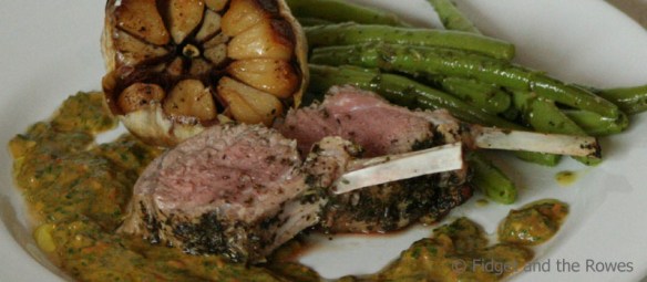 lamb garlic pistou