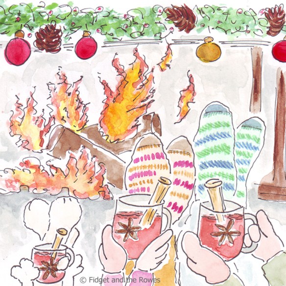 mulled wine chocolate cake