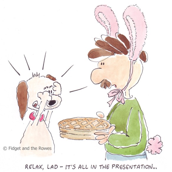 pastiera napoletana Easter bunny