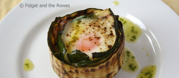 Egg nests uova in camicia zucchini