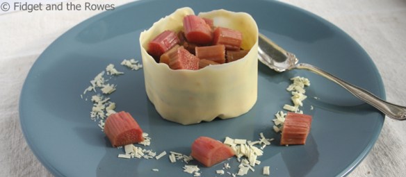 rhubarb parfait Buckingham Palace