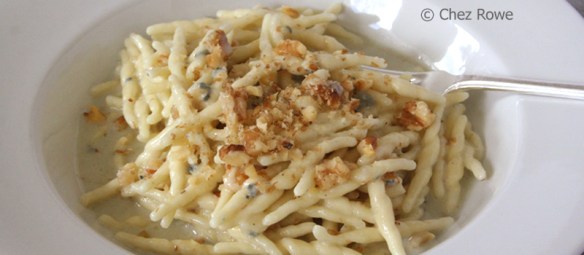 Trofie dolcelatte noci walnuts