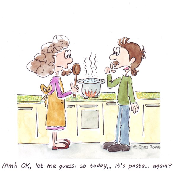 cooking pasta again