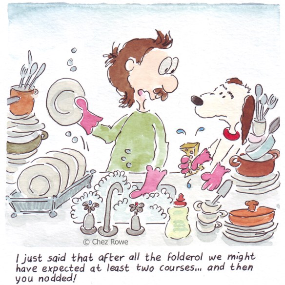 Washing Up risotto with dried porcini mushrooms – risotto ai funghi porcini secchi