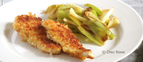 Buttermilk chicken schnitzel