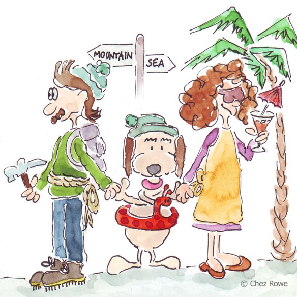 the mountain and the sea